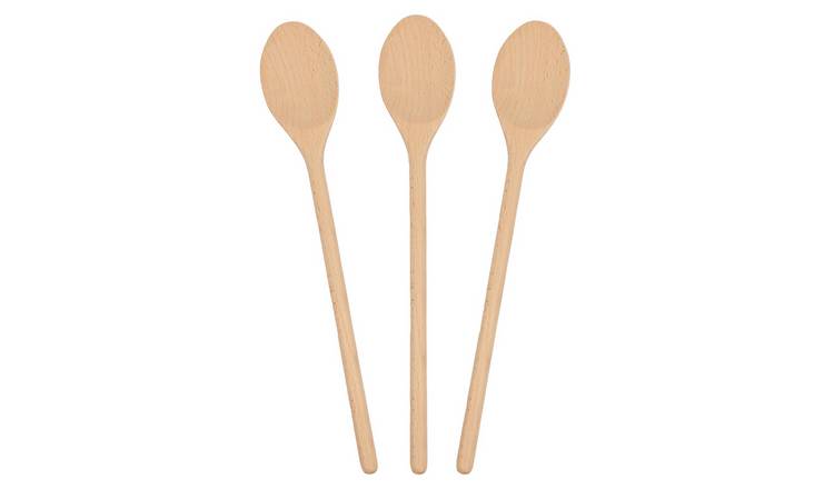 Argon Tableware Wooden Cooking Spoons - Pack of 3