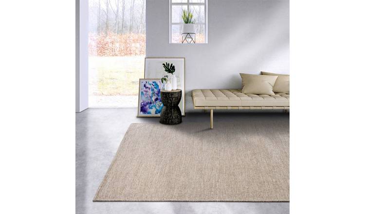 Hanse Home Cream  Pradesh Wool Reversible Handwoven Rug - 80 x 150cm