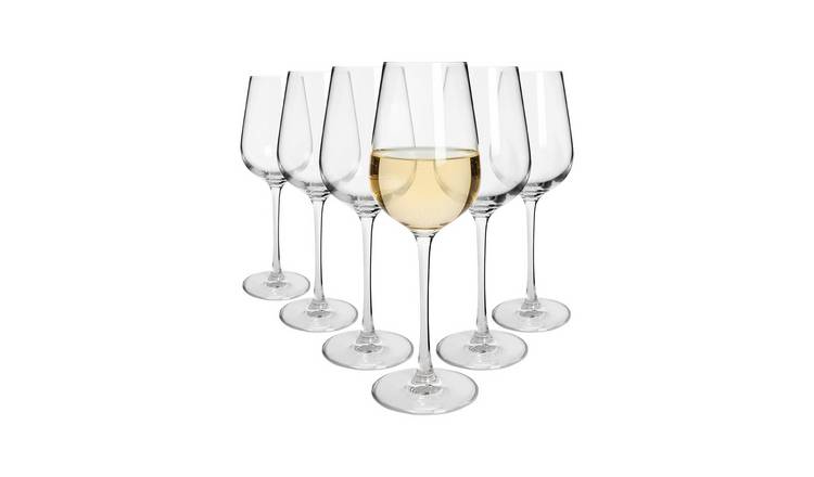 Argon Tableware Knightsbridge Crystal White Wine Glasses - Pack of 6