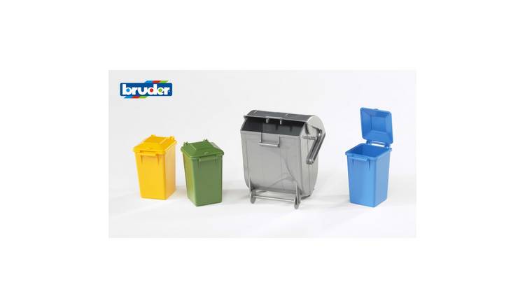 Bruder 1:16 Garbage Can Set - Age 3+