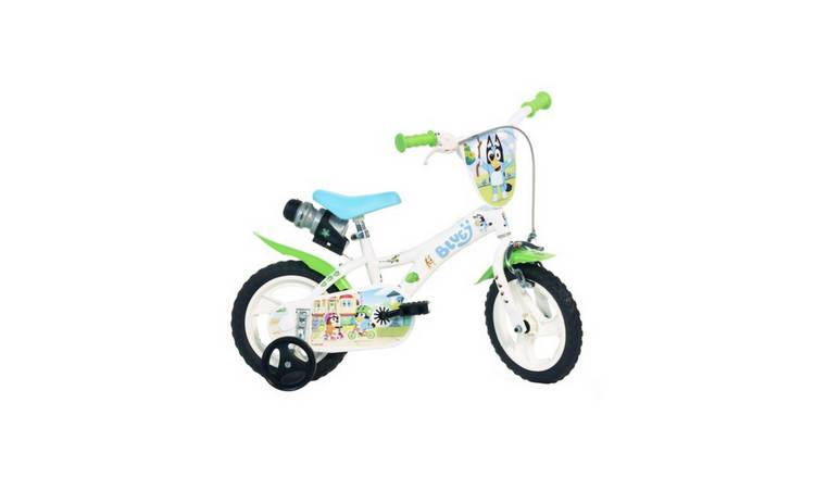 Dino Bikes Bluey 12" Kids Pedal Powered Bike - White