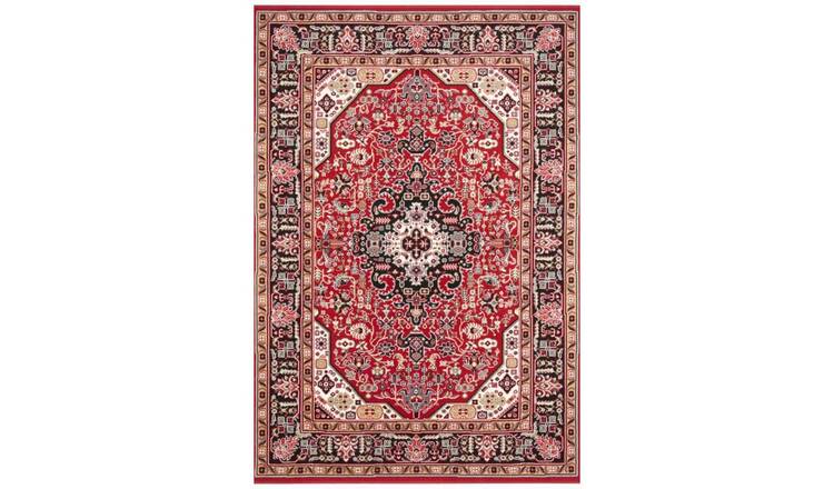Hanse Home Red Oriental Skazar Isfahan Vintage Bordered Rug - 80 x 150cm