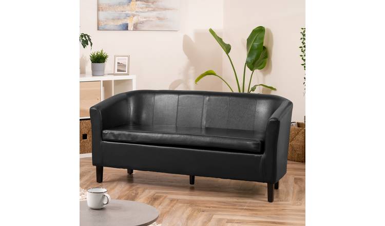 Artemis Home Meriden 3 Seat Tub Sofa - Black