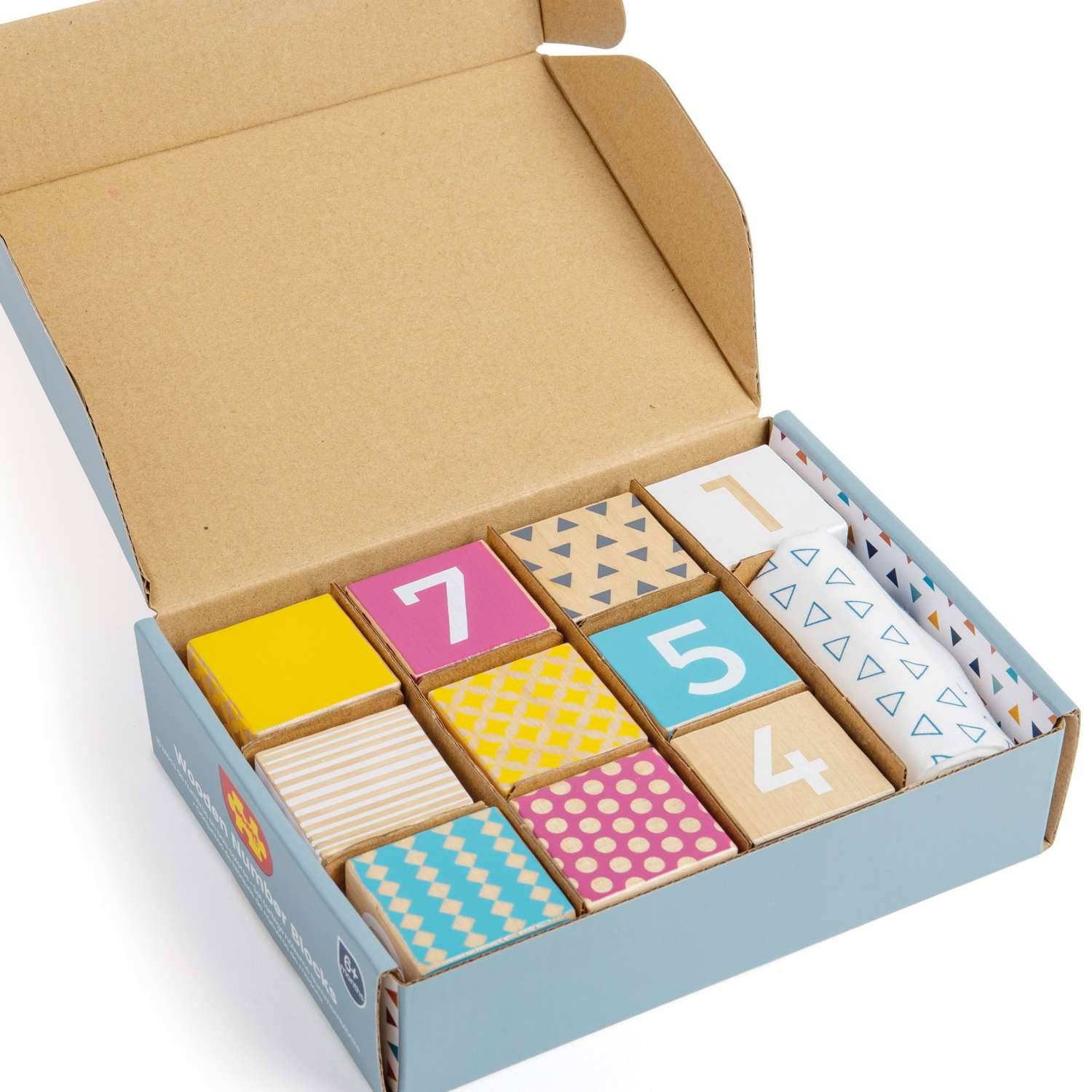 Bigjigs Toys Wooden Number Blocks - 6 Months + - Image 3