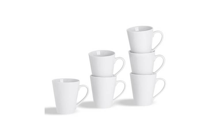 Argon Tableware Classic White Latte Mugs - 285ml - Pack of 24