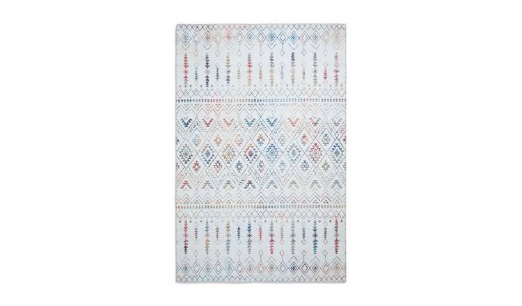 Mega Flooring Multi Modern Geometric Rug - 120 x 170cm
