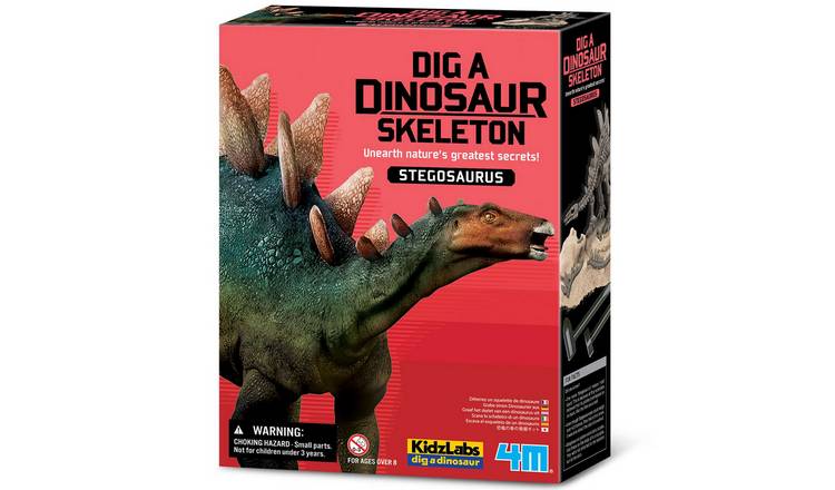 4M KidzLabs Dig a Dinosaur Skeleton Stegosaurus - 8 Years +