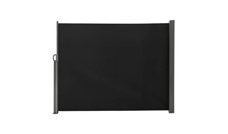 Living and Home Retractable UV-Resistant Waterproof Side Awning Grey 300x180cm