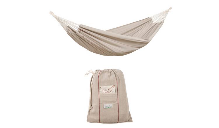 Amazonas Arte Double Cotton Hammock – Sand