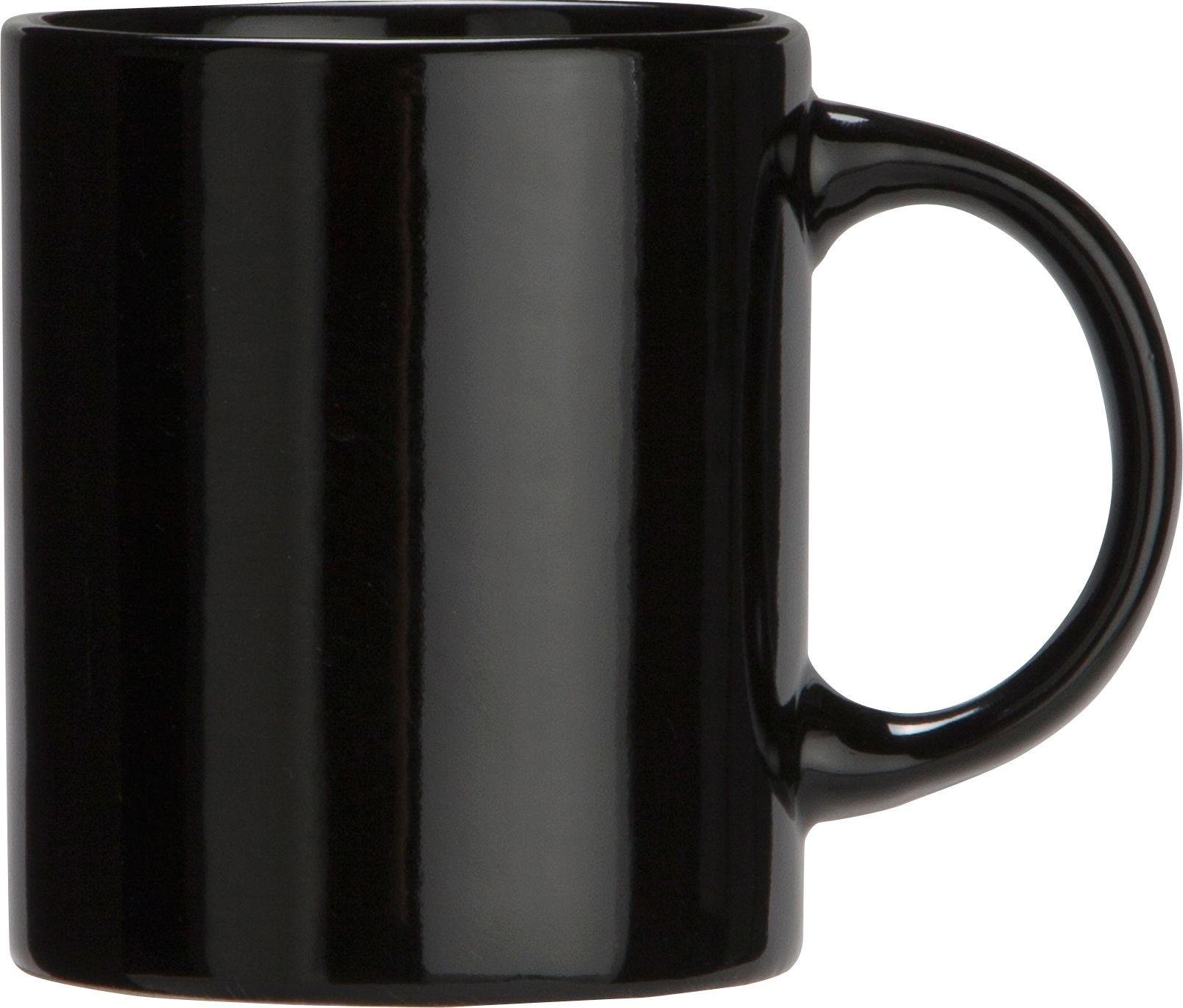 Argos Home Set of 6 Porcelain Mugs - Black