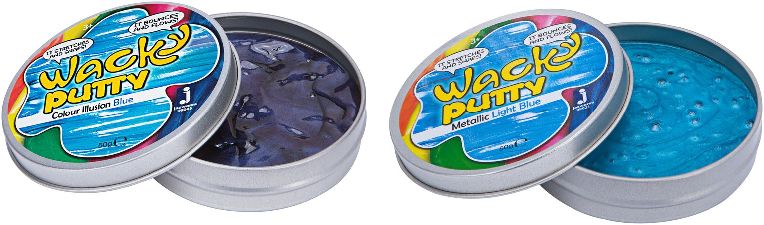 Wacky Putty Metallic & Colour Assortment -Twin Pack Slime