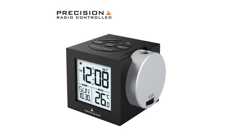 Buy Precision Radio Controlled Projection Digital Alarm Clock Clocks