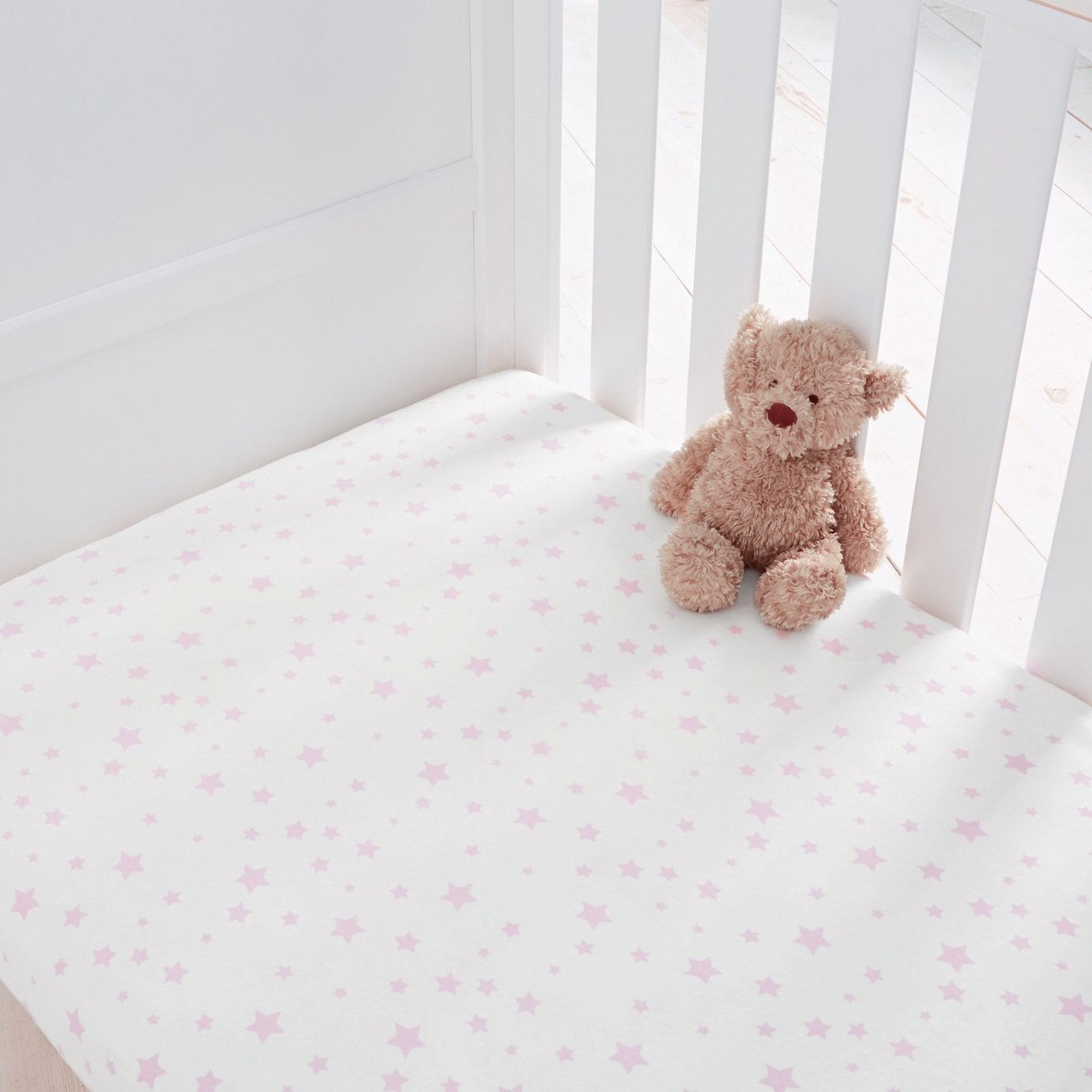 Silentnight Fitted Cot Sheet 2 Pack