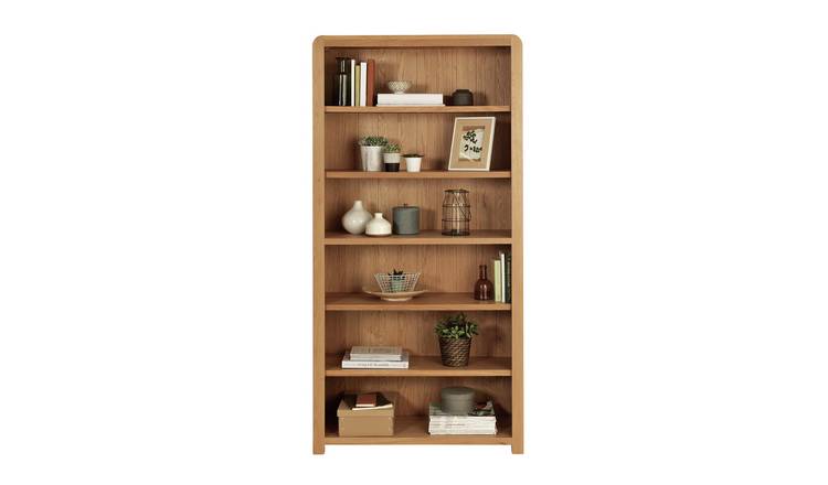 Buy Argos Home Novara 5 Shelf Tall Oak Veneer Bookcase Bookcases