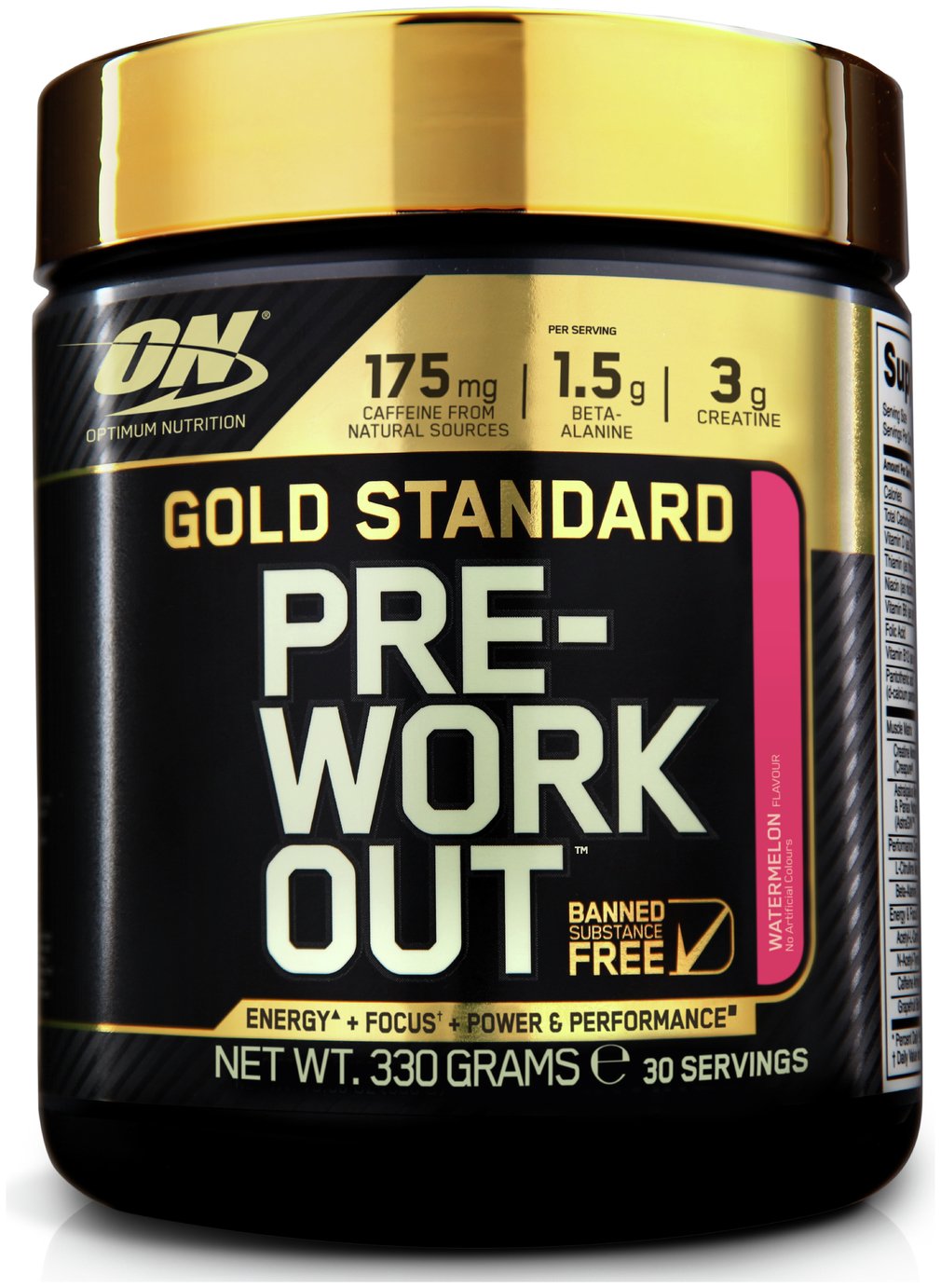 Gold Standard Pre Workout Shake