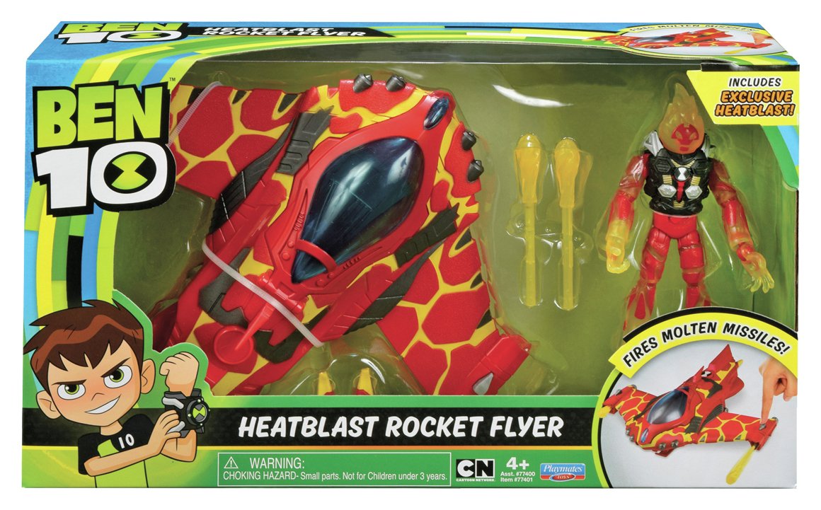 Ben 10 Vehicle Heatblast Rocket Flyer review