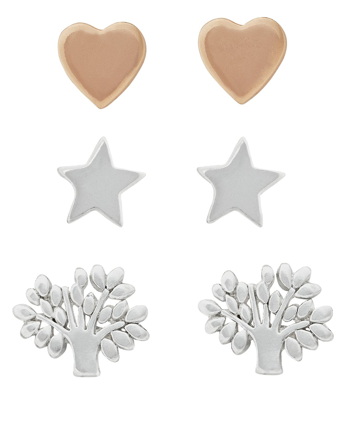 Revere Tree of Life Star & Heart Studs Reviews