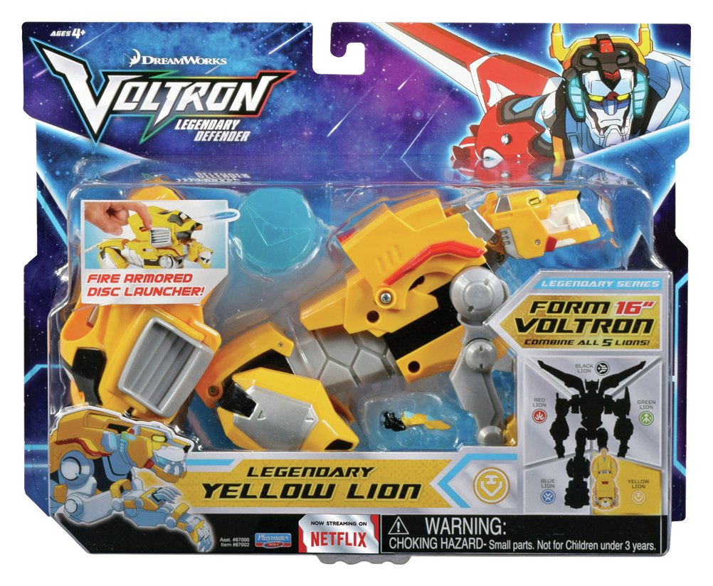 Voltron Legendary Combinable Yellow Lion Figures review