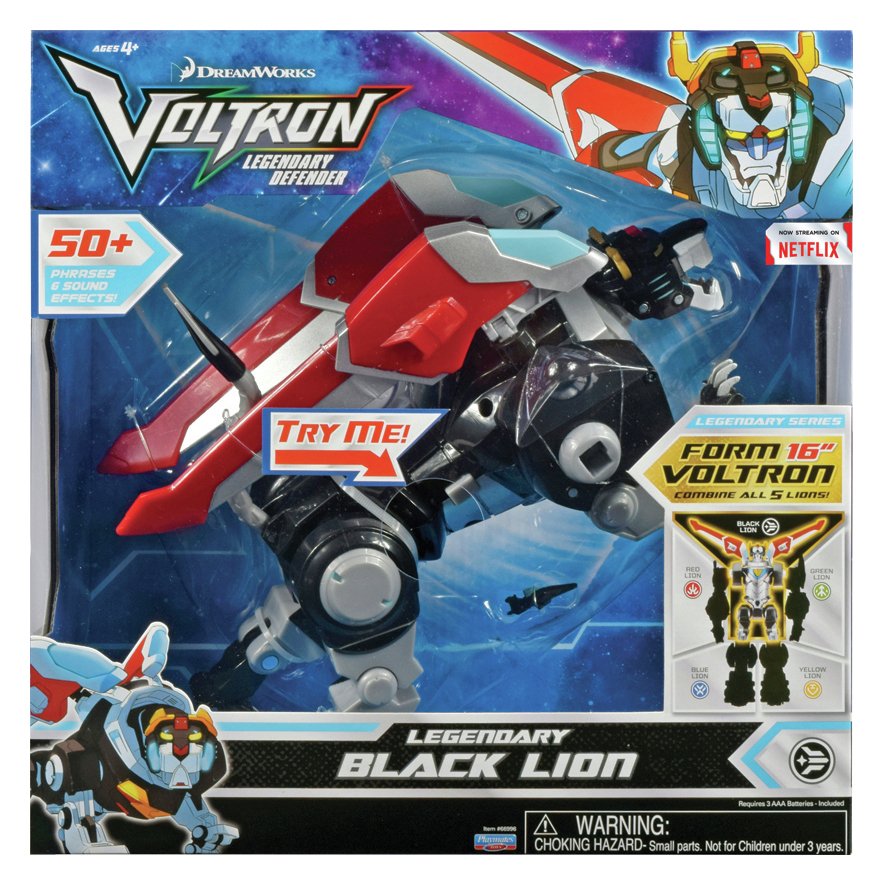 Voltron Legendary Black Lion Deluxe Figure review