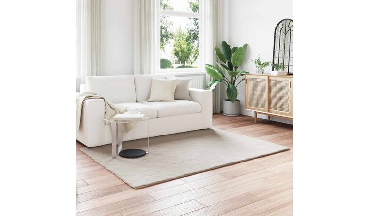 Walplus Olite Polyester Faux Fur Rug - Beige - 140 x 200 cm
