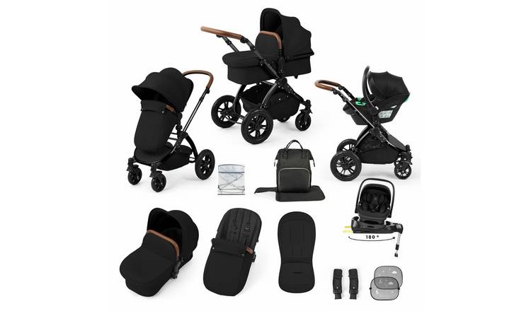 Ickle Bubba Stomp Luxe Nimbus 12 Piece Travel System - Black