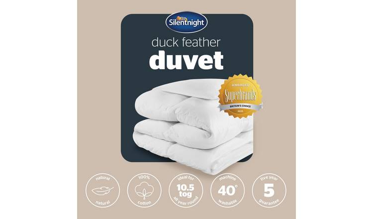 Silentnight Duck Feather 10.5 Tog Duvet - Single