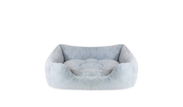 Rosewood Pet Fur Box Bed Blue - Large