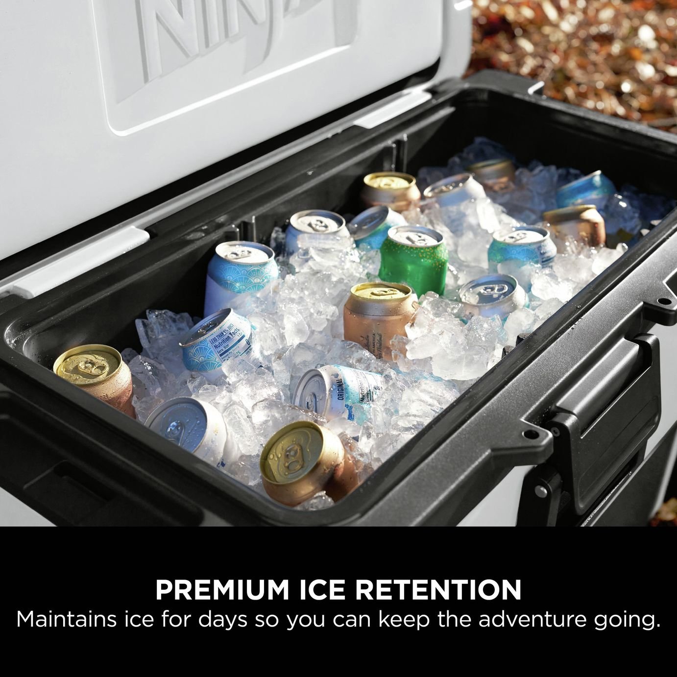 Buy Ninja FrostVault Wheeled Cooler – 65QT / 61L / White | Cool