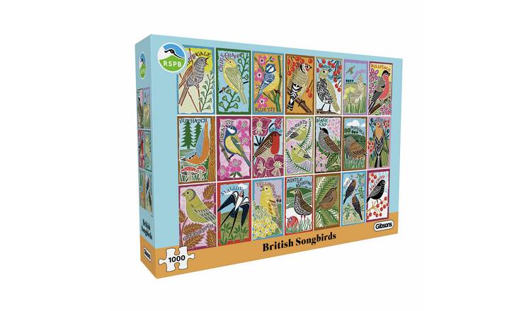 RSPB British Songbirds 1000 Piece Adult Jigsaw Puzzle 
