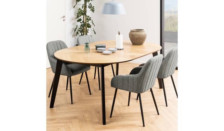 Furniture To Go Georgetown Ext 6 Seater Dining Table-Natural