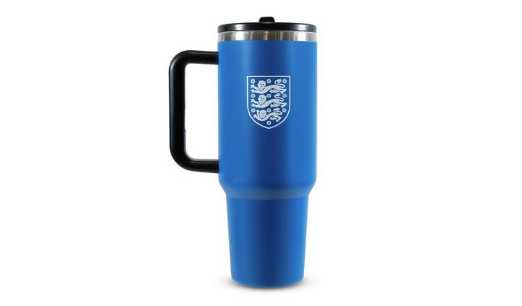 England FA Three Lions Blue Thermal Flask - 1.18L