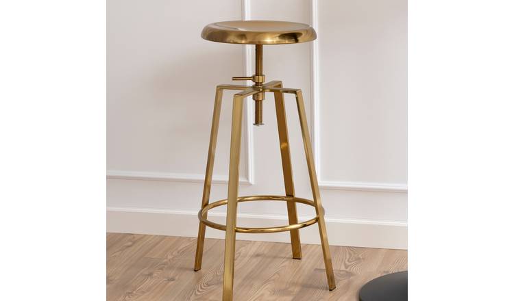 Furniture To Go Goose Metal Bar Stool - Brass