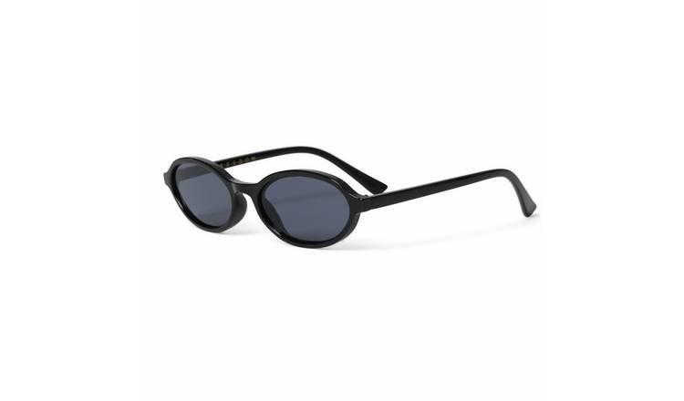 Freedom Black Oval Sunglasses