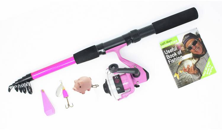 Matt Hayes Fish4Fun Piggsy Junior Fishing Kit Rod Reel
