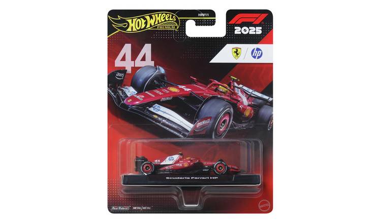 Hot Wheels Premium Die-Cast Formula 1 Lewis Hamilton Collectable Toy Race Car