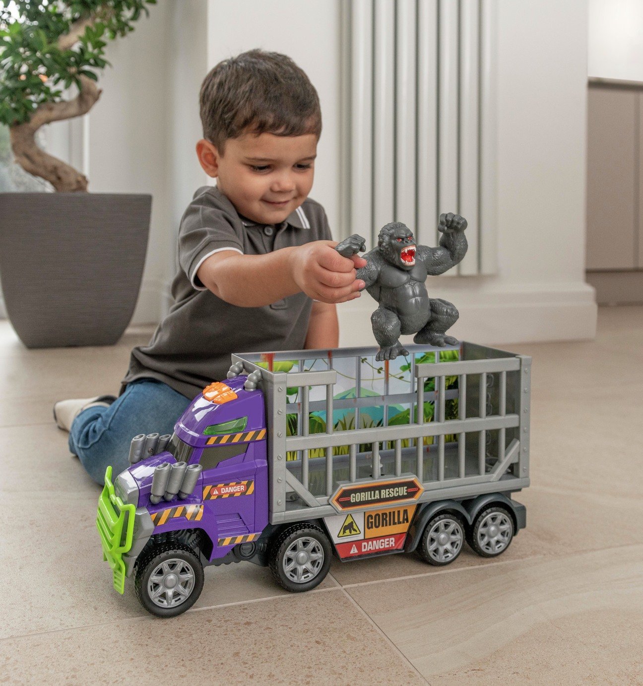 Buy Teamsterz Monster Moverz TruckGorilla Rescue | Toy cars and