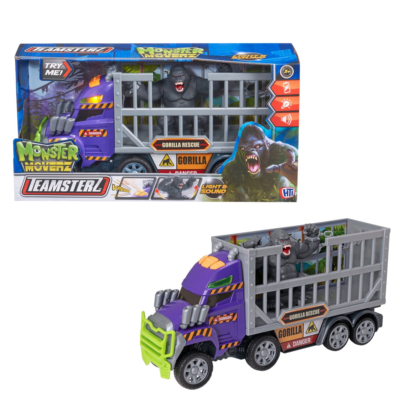 Buy Teamsterz Monster Moverz TruckGorilla Rescue | Toy cars and