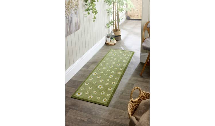 My Mat Daisy Cow Short Pile Runner - 50x150cm