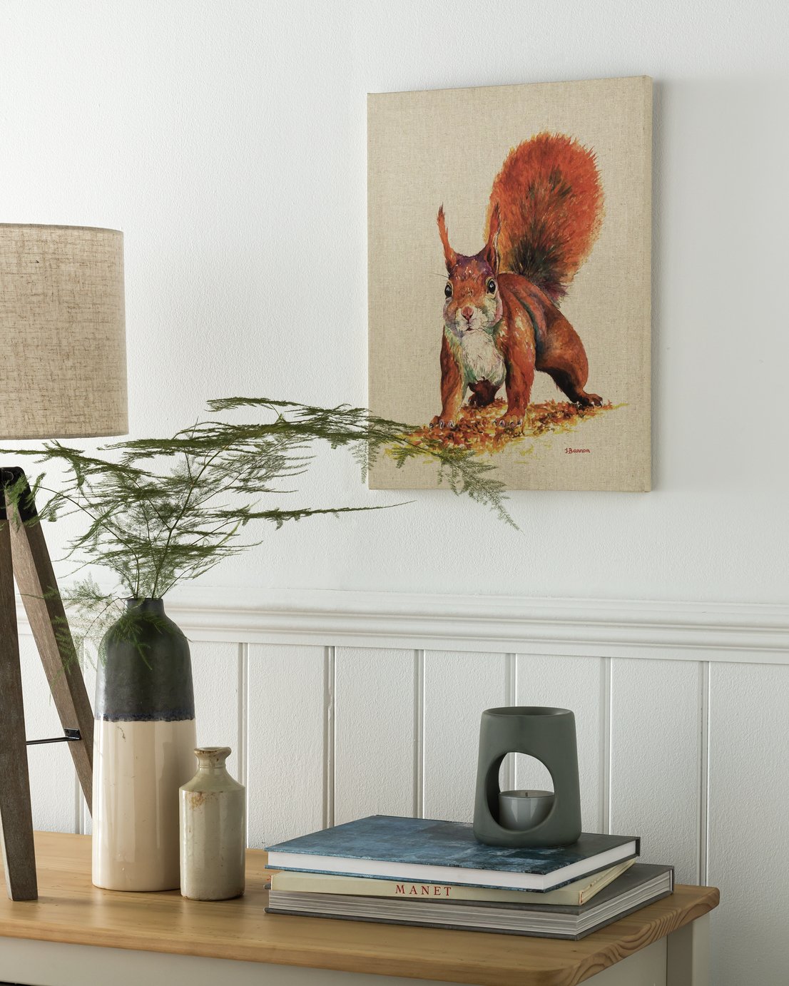 The Art Group Jane Bannon Red Squirrel Canvas Review