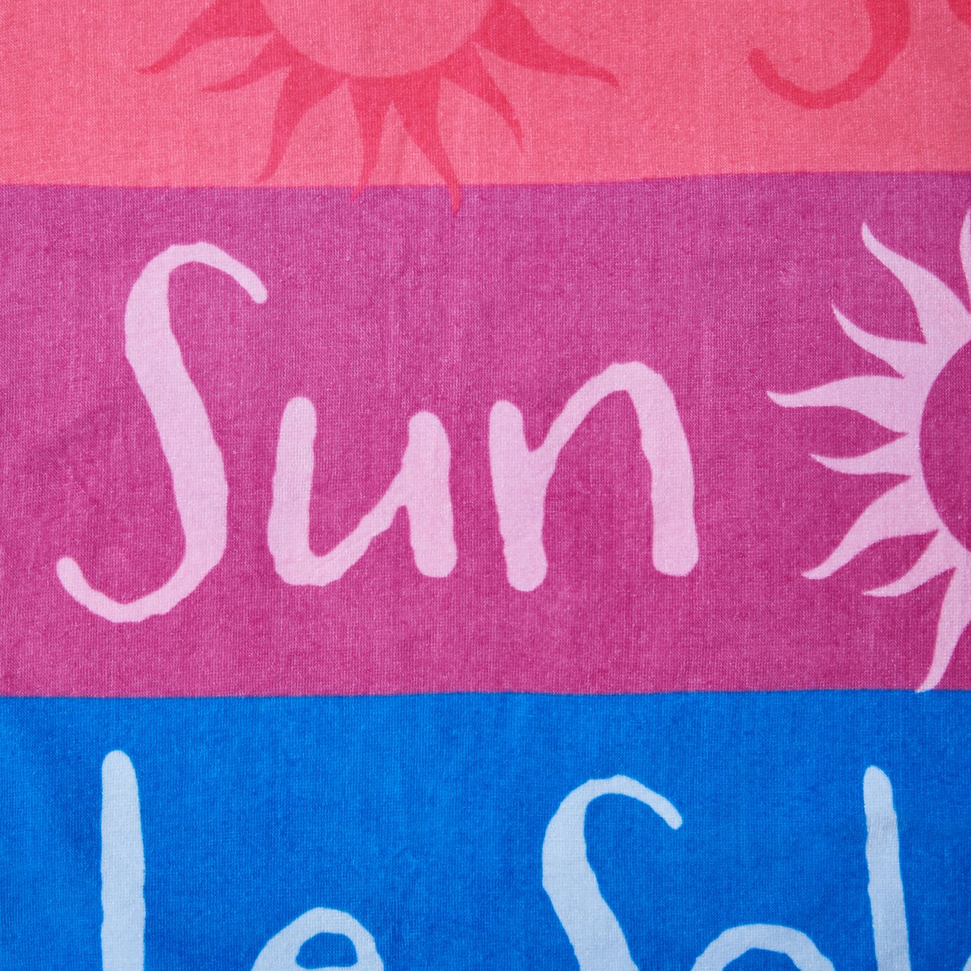 Buy Catherine Lansfield Block Stripe Lounger Beach Towel | Bath