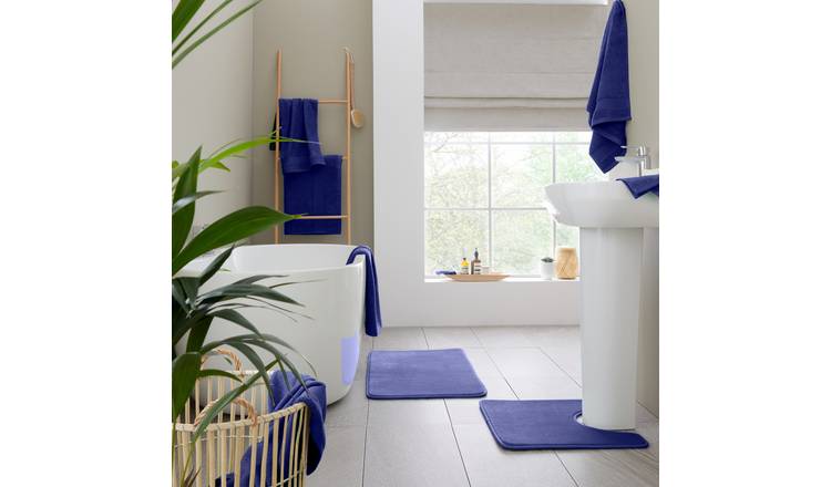 Catherine Lansfield Anti Bac Towel Bale - Navy