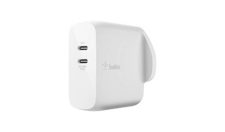 Belkin 63W Power Delivery USB-C GaN Wall Charger - White