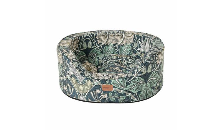 Morris & Co Honeysuckle & Acorn Print Oval Bed - Small