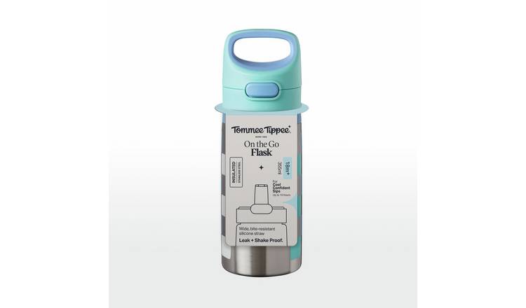 Tommee Tippee On The Go Baby Bottle with Straw - Blue