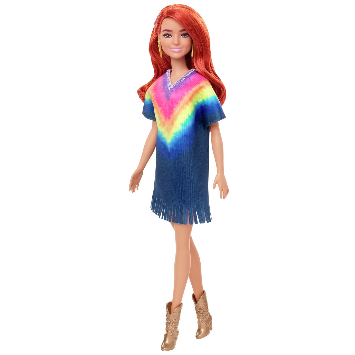 barbie with rainbow dress