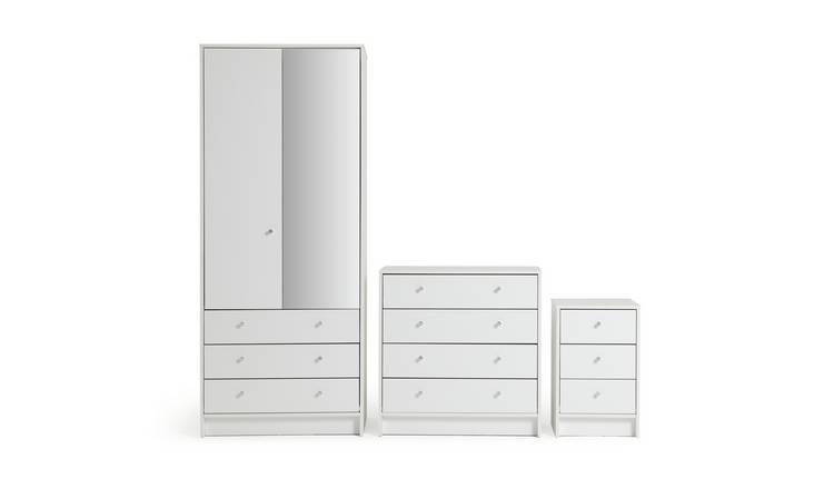 Argos mirrored deals drawers