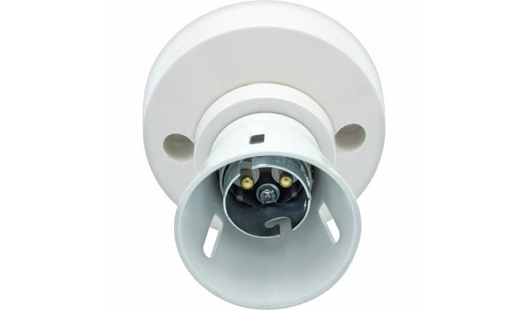 Luceco BG Batten Lamp Holder - White