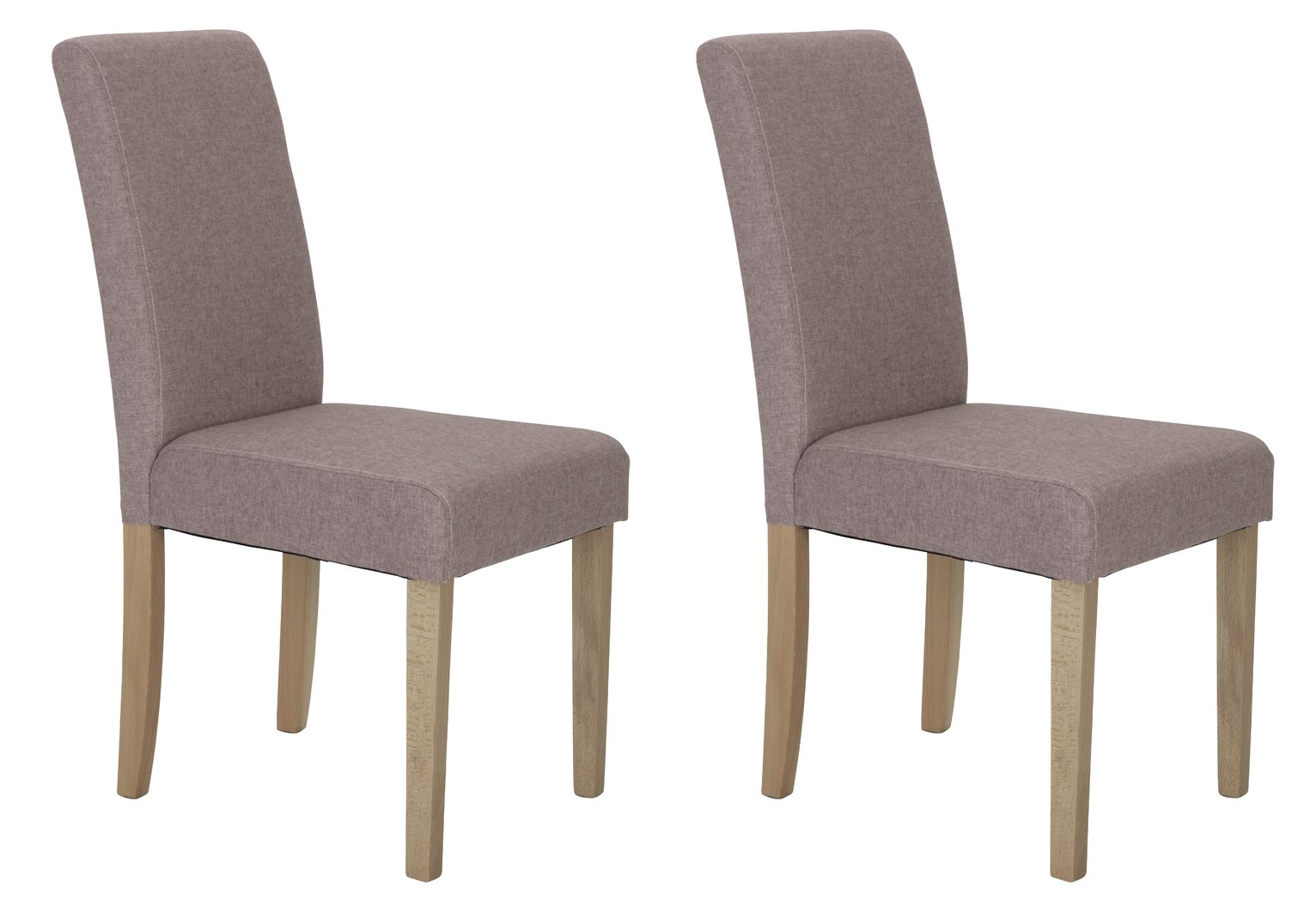 Argos Home Pair of Tweed Mid Back Dining Chairs Review