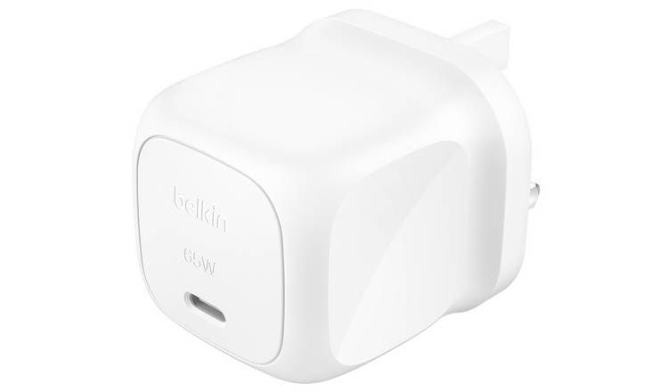 Belkin 65W Compact USB-C Wall Charger - White