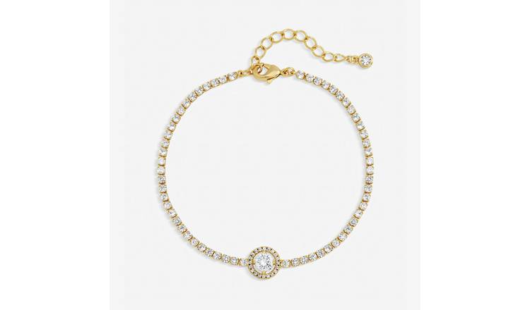 Jon Richard Gold Plated Crystal Stone Bracelet